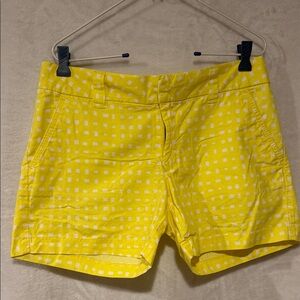 Tommy Hilfiger Yellow and White Women's Shorts